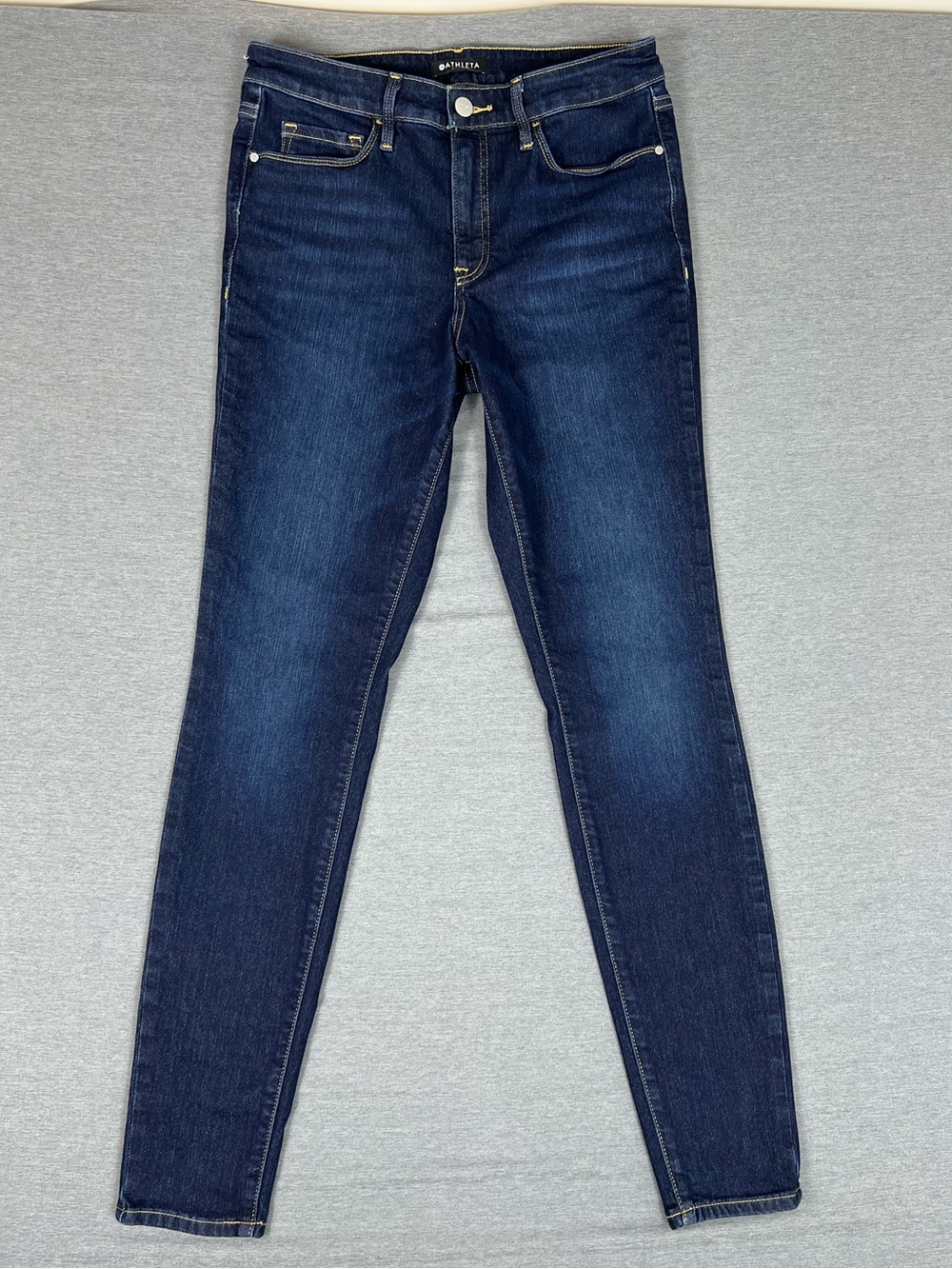 ATHLETA Sculptek Ultra Skinny Midnight Jean Tall Long